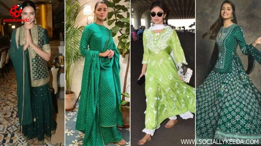 Hariyali Teej 2023: Deepika Padukone, Alia Bhatt's Traditional Green Suits That You Can Wear On This Occasion