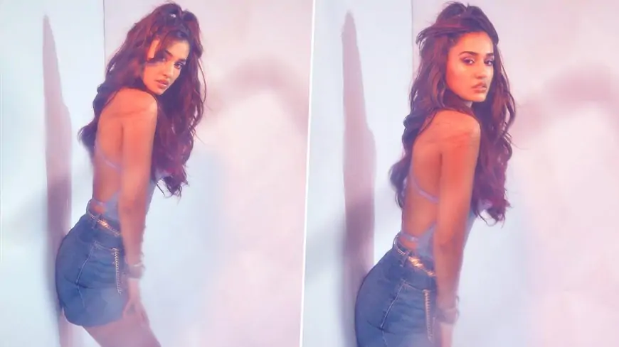 Disha Patani Sizzles in These Stunning Photos Wearing Denim Shorts