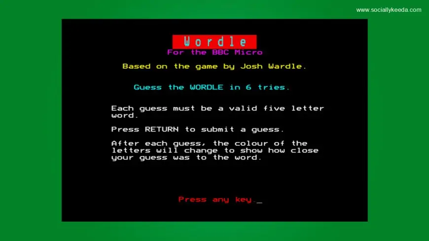 Yes, you can finally play Wordle on your BBC Micro like it's 1985