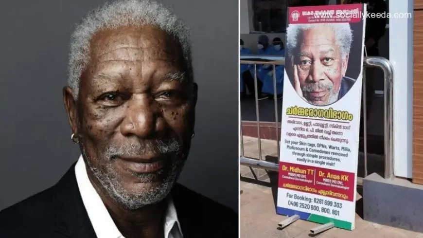 Kerala Hospital Slammed for Using Morgan Freeman’s Photo in Skin Treatment Advertisement