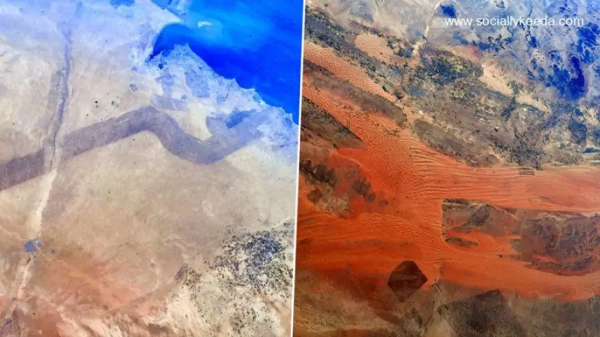 Astronaut Matthias Maurer Posts Beautiful Images Of Arabian Peninsula From the ISS, Says 'Earth Looks Like a True Work of Art' (View Pics)