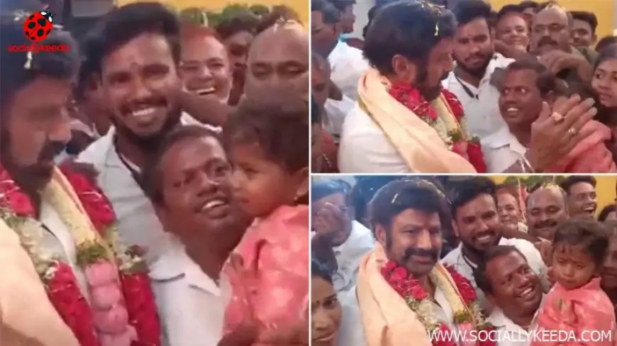 Nandamuri Balakrishna Slaps a Sleeping Kid on His Back To Wake Him Up and Pose for Camera, Video Goes Viral – WATCH