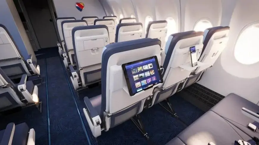 Southwest Airlines new seat design viral video reaction on twitter