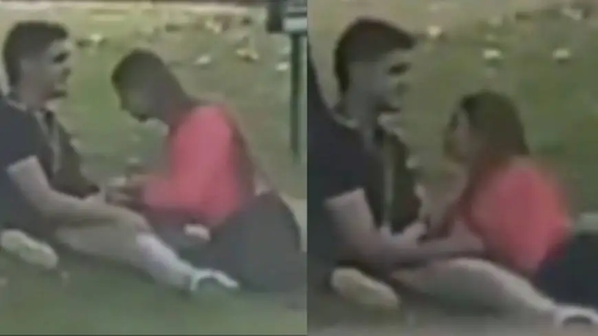 WATCH - Viral video captures public park couple having oral sex