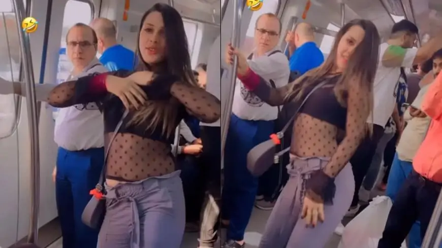 Delhi Metro Video: Girl did such a dance, you'll feel shy after watching it