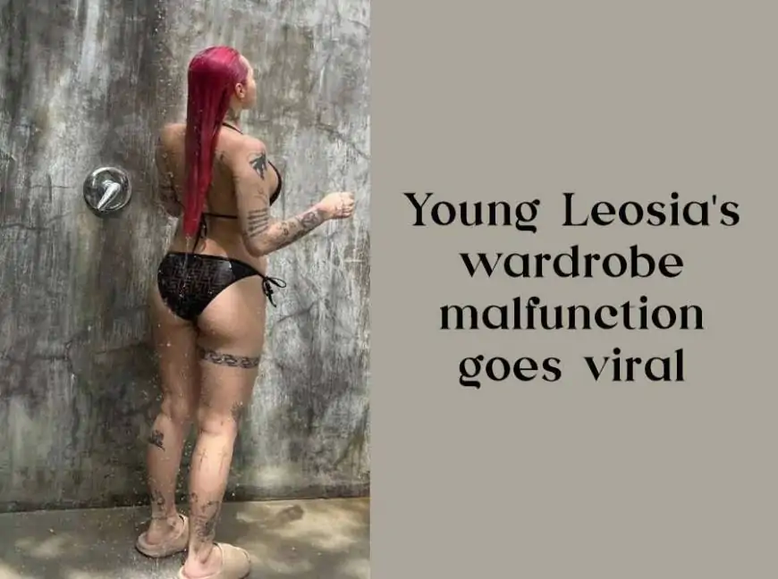 [WATCH] Video of Young Leosia's wardrobe malfunction goes viral