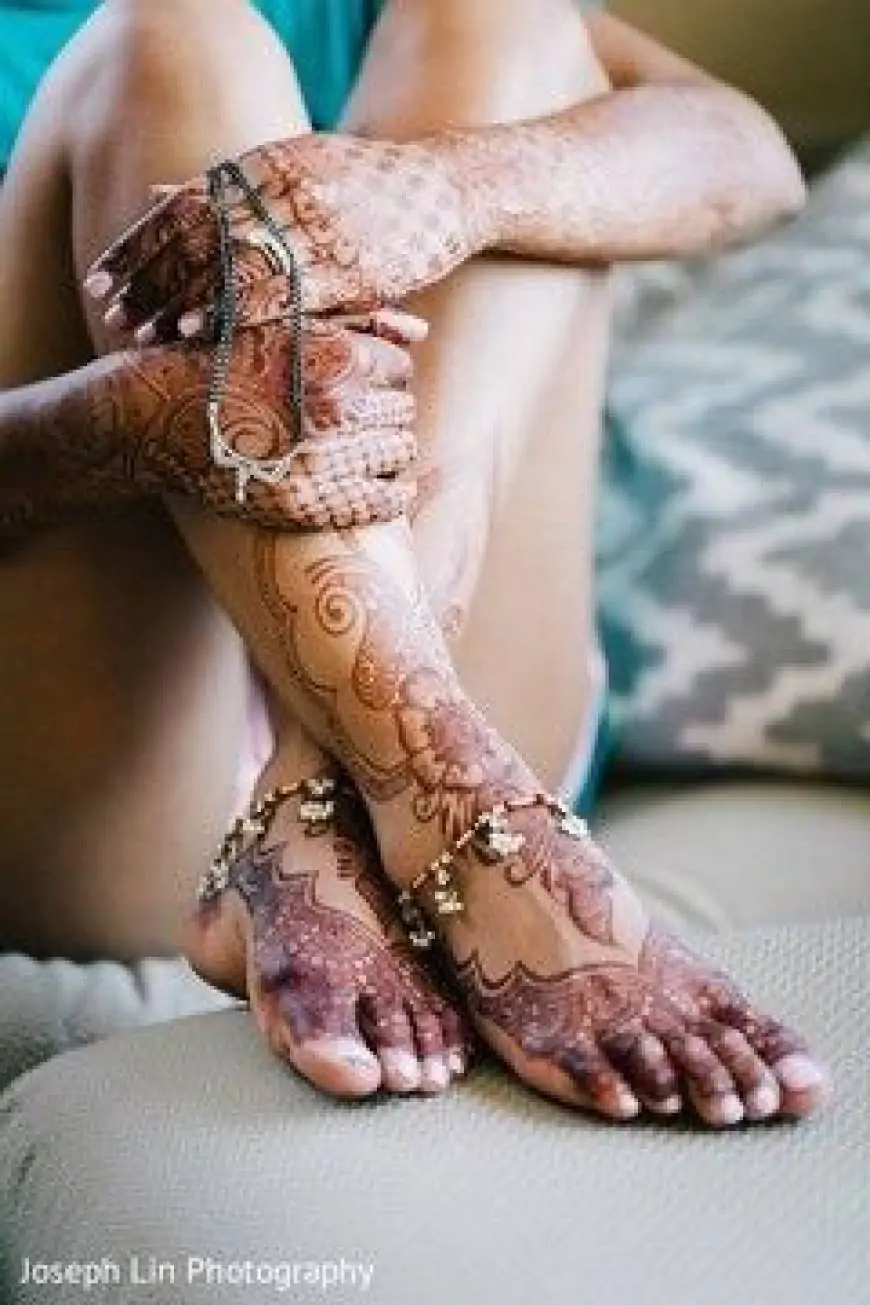 Suhagrat Bridal Mehndi: Thighs, Private Part, and Body Mehndi Ideas