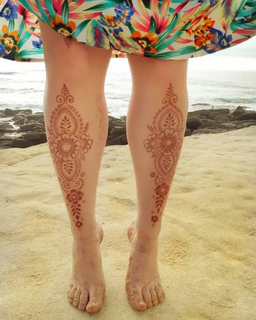 Suhagrat Bridal Mehndi: Thighs, Private Part, and Body Mehndi Ideas