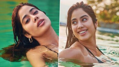 Hottie Janhvi Kapoor Enjoys Pool Time And These Jaw-Dropping Pics Are Enough To Prove