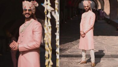 Sunny Kaushal Rocks a Pink Sabyasachi Bandhgala Suit in His Latest Post (View Pics)
