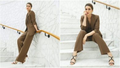 Kriti Sanon Keeps it Formal But Charming in Her Brown Pantsuit