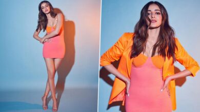 Ananya Panday Packs a Candylicious Punch in a Sexy Bodycon Mini for Gehraiyaan Promotions (View Pics)
