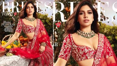Bhumi Pednekar Is ‘The Sexy Bride’ in a Gorgeous Red Lehenga for Latest Magazine Cover Shoot (View Pic)