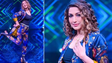Sonali Bendre Looks Like a Breath of Fresh Air in a Blue Floral Power Suit (View Pics)