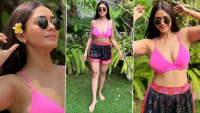 Mrunal Thakur Celebrates ‘Independence’ on Valentine’s Day by Sharing Stunning Pictures in a Pink Bikini Top (View Pics)